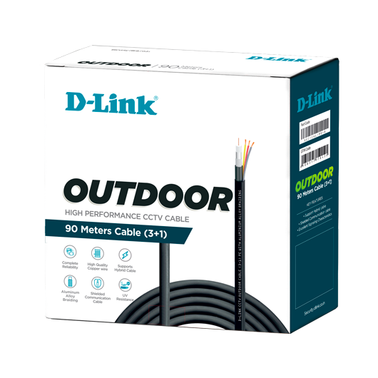 D-LINK CCTV CABLE  90MTR