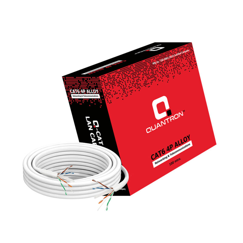 QUANTRON 100M ALLOY  COMP NET CABLE CAT 6E