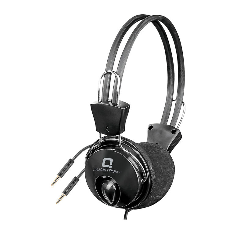 QUANTRON WIRED HEADPHONE FOR COMPUTER (DOUBLE PIN)