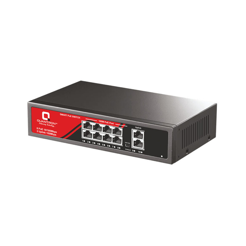 QUANTRON 8 PORT 10/100MBPS POE SWITCH
