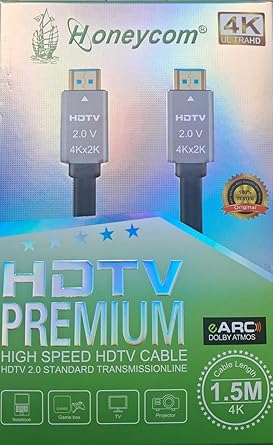 HONEY COM HDMI CABLE 1.5 MTR 4K