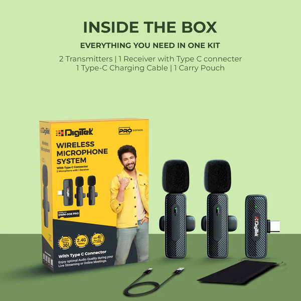 Digitek® (DWM-008 PRO) Wireless Microphone