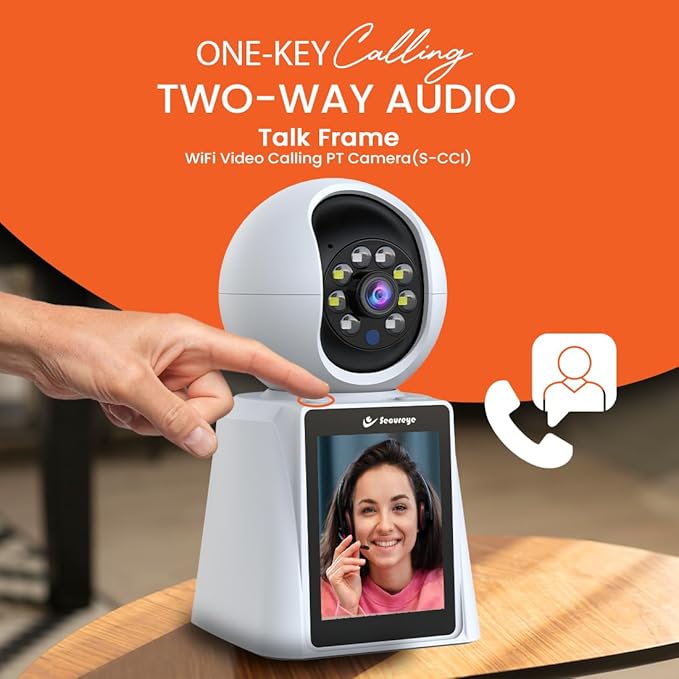 SECUREYE Talk Frame Wi-Fi Video Calling PT Camera