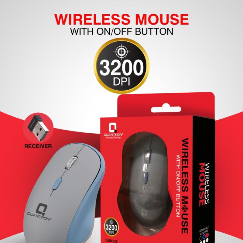 QUANTRON WIRELESS MOUSE 525