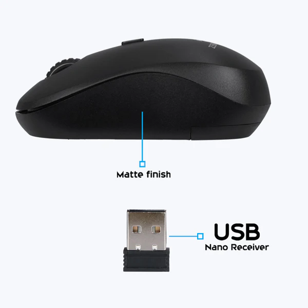 ZEBRONICS WIRELESS MOUSE BOLD